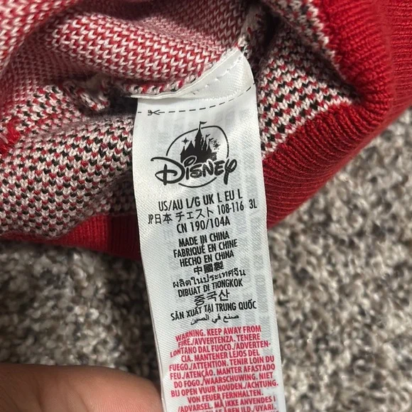2023 Disney Parks Christmas Holiday Mickey Sweater  EUC - Picture 2 of 4